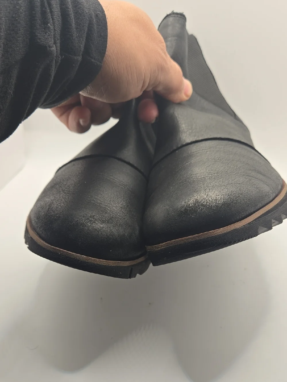 Sorel Women's Harlow Chelsea Waterproof Black Ankle Boots - Sz 9.5